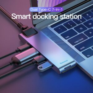 Baseus Thunderbolt C+Pro Seven-in-one smart HUB docking station