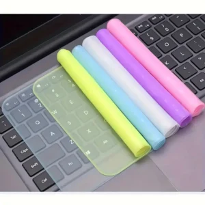 Universal Silicone Keyboard Cover – Dustproof, Waterproof & Protective Skin for Computers & Laptops