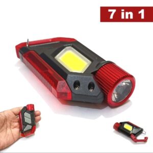 7-in-1-multifunctional-mini-led-flashlight-keychain-cob-work-lights-type-c-rechargeable-pocket-torch-outdoor-camping-emergency-lamp-1-flyingcar.pk