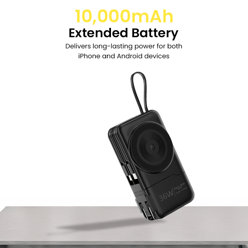 Italio Tech Magnetix Ultra Wireless Powerbank 10000mAh 36W