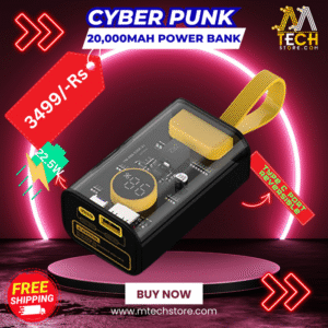 Cyber Punk Power Bank 10000mAh 22.5W Fast Charging Cyber Punk Power Bank 10000mAh 22.5W Fast Charging