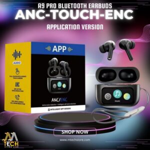 A9 Pro Bluetooth Earbuds With Application Touch Screen
