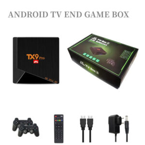 TX9 PRO 2-in-1 4K TV Box + Retro Gaming Console | Plug & Play