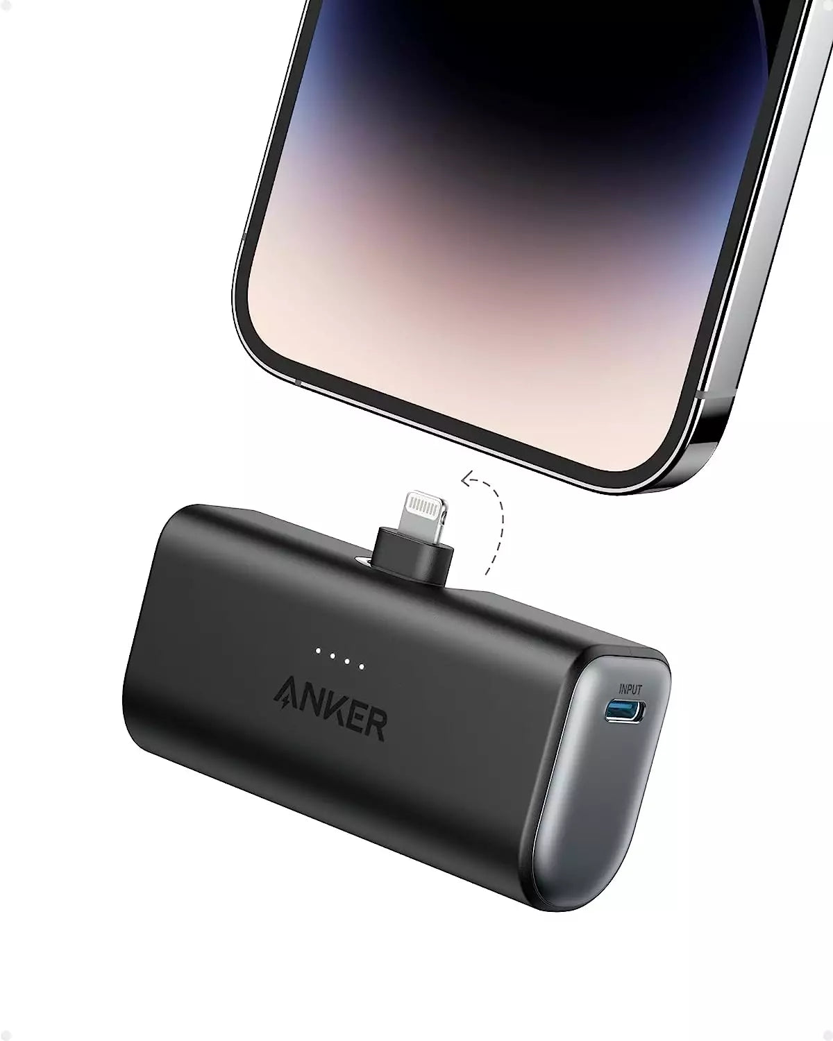 Anker Nano Power Bank 12w with Built-In Lightning Connector