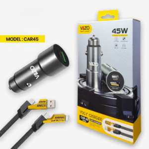 car45-volt-series-dual-port-smart-car-charger-with-v999-4-in-1-cable-car-charger-portable-charger-for-car-vizo-car-charger-vizo-car45-1
