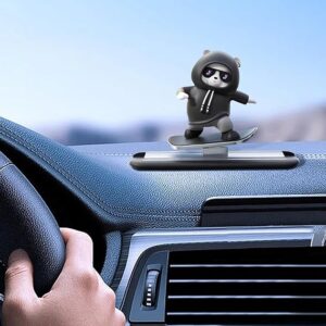 Funny Skateboard Bear Car Dashboard Decoration Funny Skateboard Bear Car Dashboard Decoration