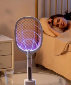 Electric Mosquito Killer Racket – with 2 In 1 LED Flash Light