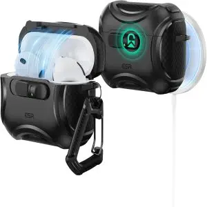 AirPods Pro 3 ESR Cyber FlickLock Magnetic Case – Black