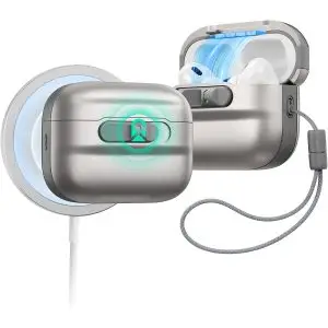 AirPods Pro 3 ESR Pulse FlickLock Magnetic Case – Titanium
