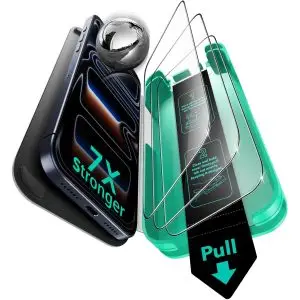 iPhone 17 Air ESR UltraFit Armorite Glass Protector 2 Pack – Clear