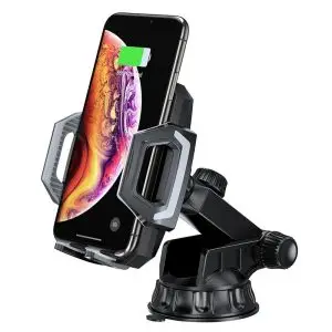 Choetech 15W Fast Wireless Car Charger – T521-F – Black – GC