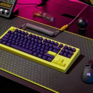 Drop CSTM80 Cyber Yellow Decorative Keyboard Case