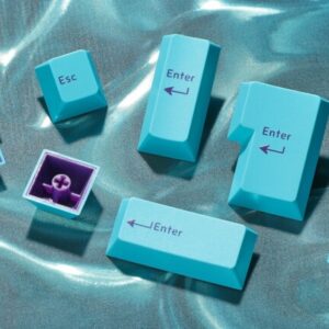 Drop + MiTo DCX Cyanlet Drop Cylindrical X Keycap Set