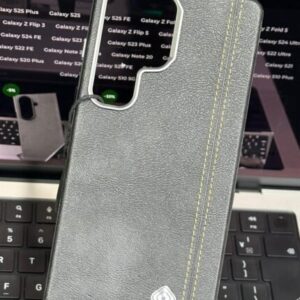 Leather Texture Design With MagSafe Back Case For Samsung Galaxy S25 Ultra