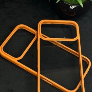 Spigen Ultra Hybrid Colour Boder Transparent Back Case For iPhone 17 pro max Best Price in Pakistan