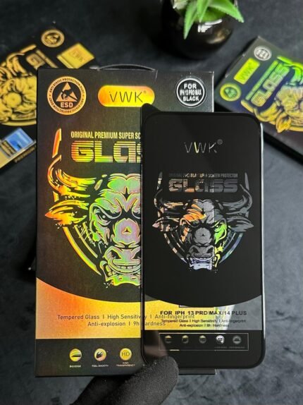 VWK Clear Glass Protector For iPhone 14 Plus | 14 Plus Best Price in Pkistan