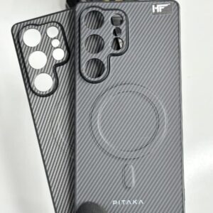 Premium Texture Carbon Look MagSafe Back Case For Samsung Galaxy S25 Ultra